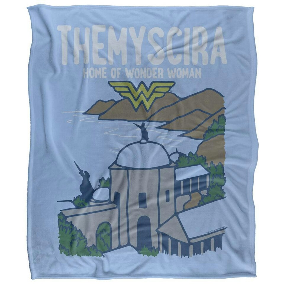 Wonder Woman Themyscira Blanket - Multicoloured - One Size