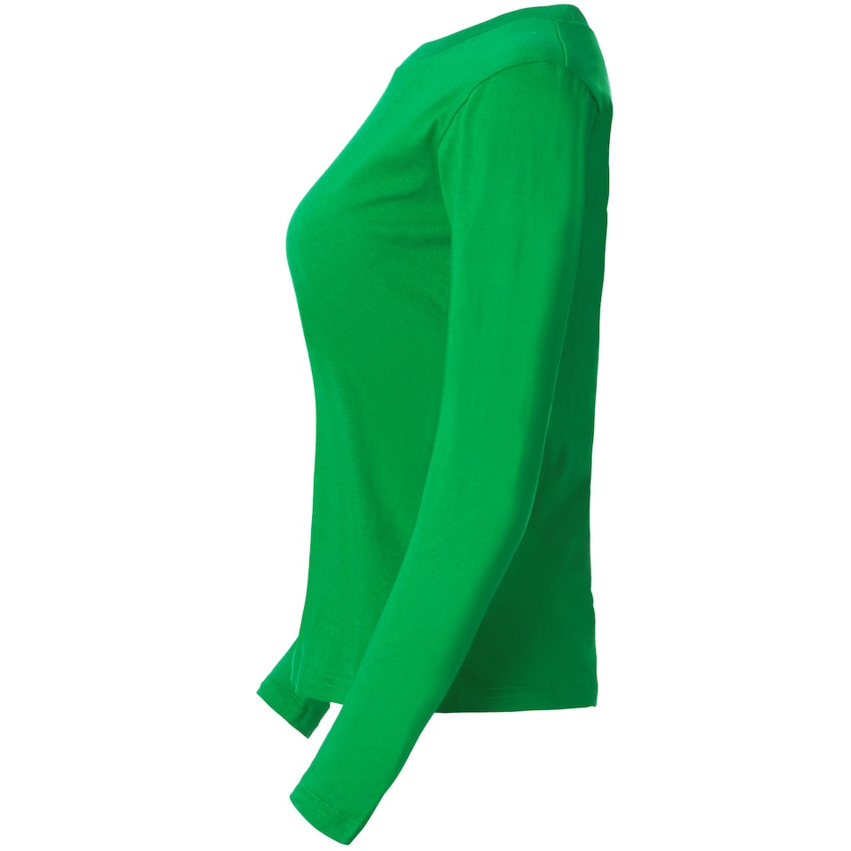 image 1 of Women's Long-sleeved Top | Green | green | 2XL | 1