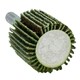 image 4 of 40 Grit 25mm Flap Wheel Disc Abrasive Sanding Pads For Drills 6mm Shank 10pc