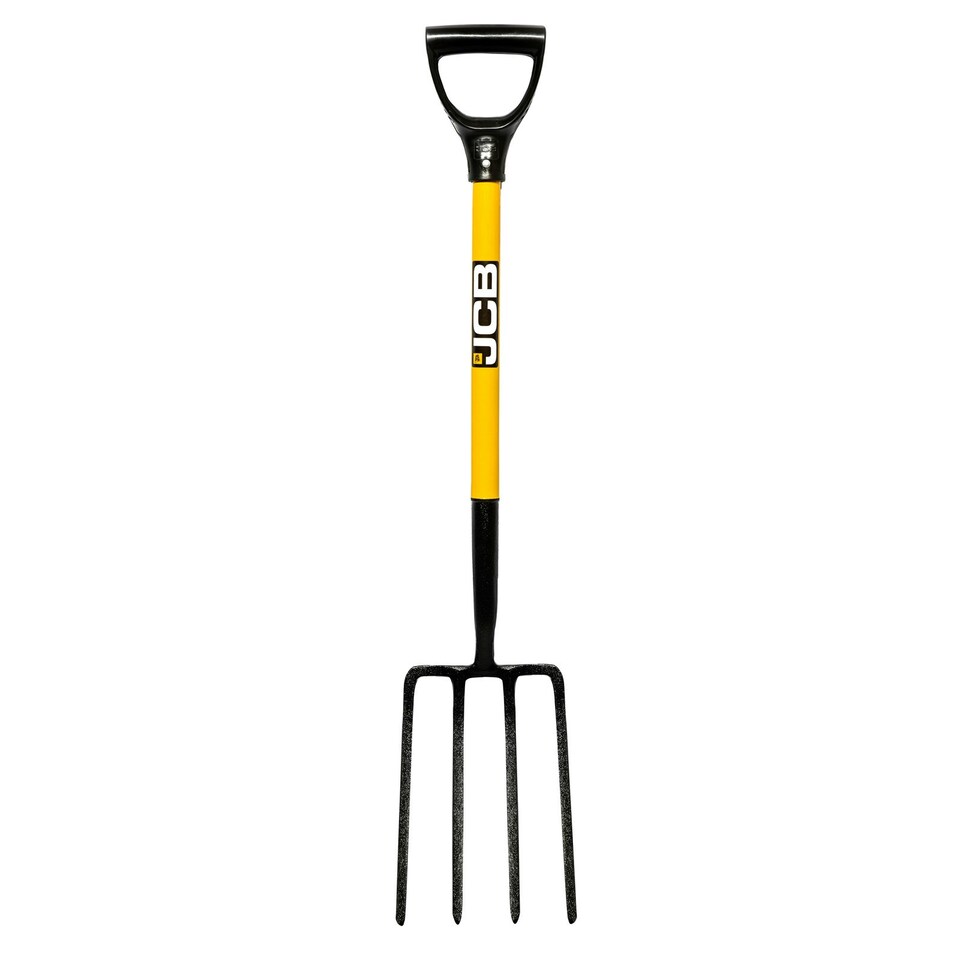 image 1 of JCB 4 Prong Professional Garden Fork, 195 x 290mm JCBGF01