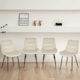 image 8 of Erica Plush Velvet Comfort Dining Chairs - Set of 4 Grey