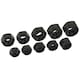 image 2 of 10pc Nut Style Bolt Twist Socket / Wheel Lock Nut Remover / Extractor Set AT027