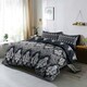 image 1 of Tanya Duvet Cover Set - Super King - Black