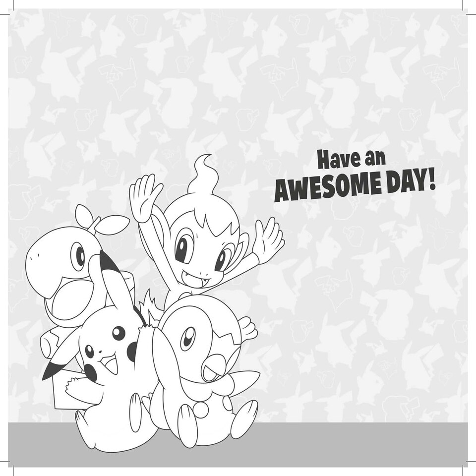 image 1 of Pokemon Birthday Card