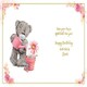 image 4 of Niece Photo Finish Birthday Card with Bear Watering Plant