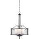 image 1 of Adonis 3 Light Ceiling Pendant Dark Cherry, E27