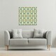 image 2 of Psychedelic Geometric Pattern (Canvas Print) 114 x 114 x 4cm