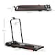 image 5 of HOMCOM Foldable Walking Treadmill with LED Display, Red