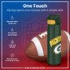 image 3 of Leak Proof Slim Water Bottle, Stainless Steel, NFL, 600ml (20oz) | Green | NFL Packers | One Size