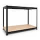 image 8 of Industrial Heavy Duty Steel Workbench Table Shelving Garage Shed | Black