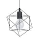 image 4 of Helix 3 Light Black Pendant Ceiling Light | Black