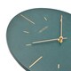 image 4 of Interval Resin Wall Clock 30cm - Emerald & Gold Green | Emerald & Green