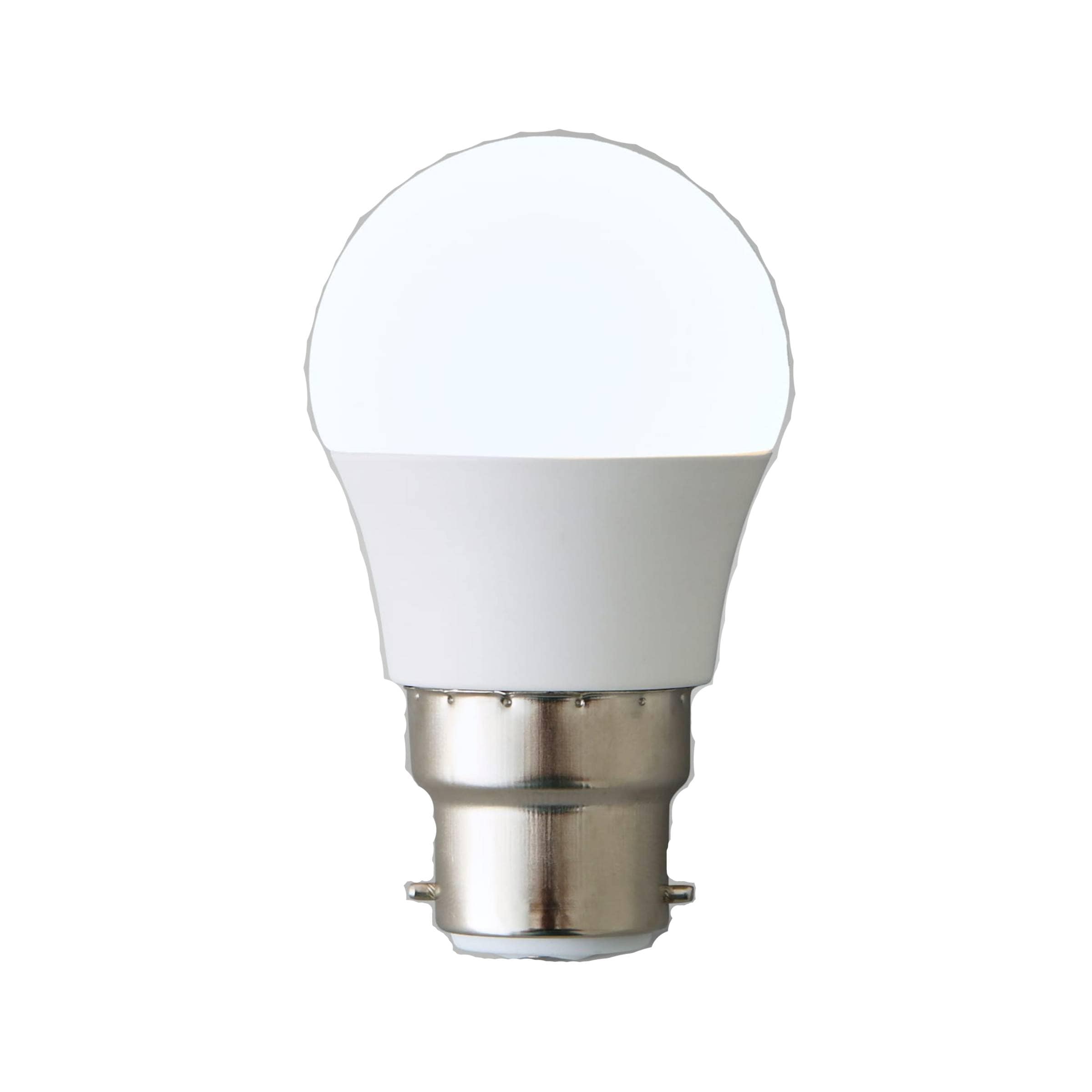 ValueLights B22 Pack of 8 4W Globe Warm White Bulbs