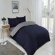 image 4 of Brights Reversible Duvet Single Bed NavyGrey