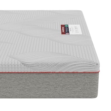 Visco Therapy Cool Blue Memory Pocket Sprung 2000 Mattress 24cm - Medium Comfort, Edge Support, UK Made | White | White | Super King | 1