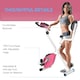 image 5 of HOMCOM Magnetic Resistance Exercise Bike Foldable LCD Adjustable Seat Grey