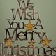 image 7 of 22cm Silver Christmas Stocking Hanger - We Wish You a Merry Christmas