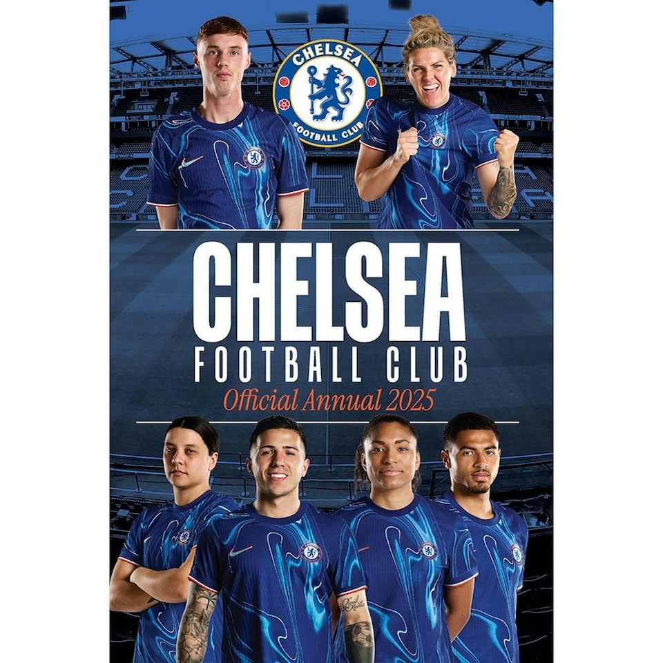image 1 of Chelsea FC 2025 Annual - Blue/Red/Gold/Light Blue/Grey - One Size