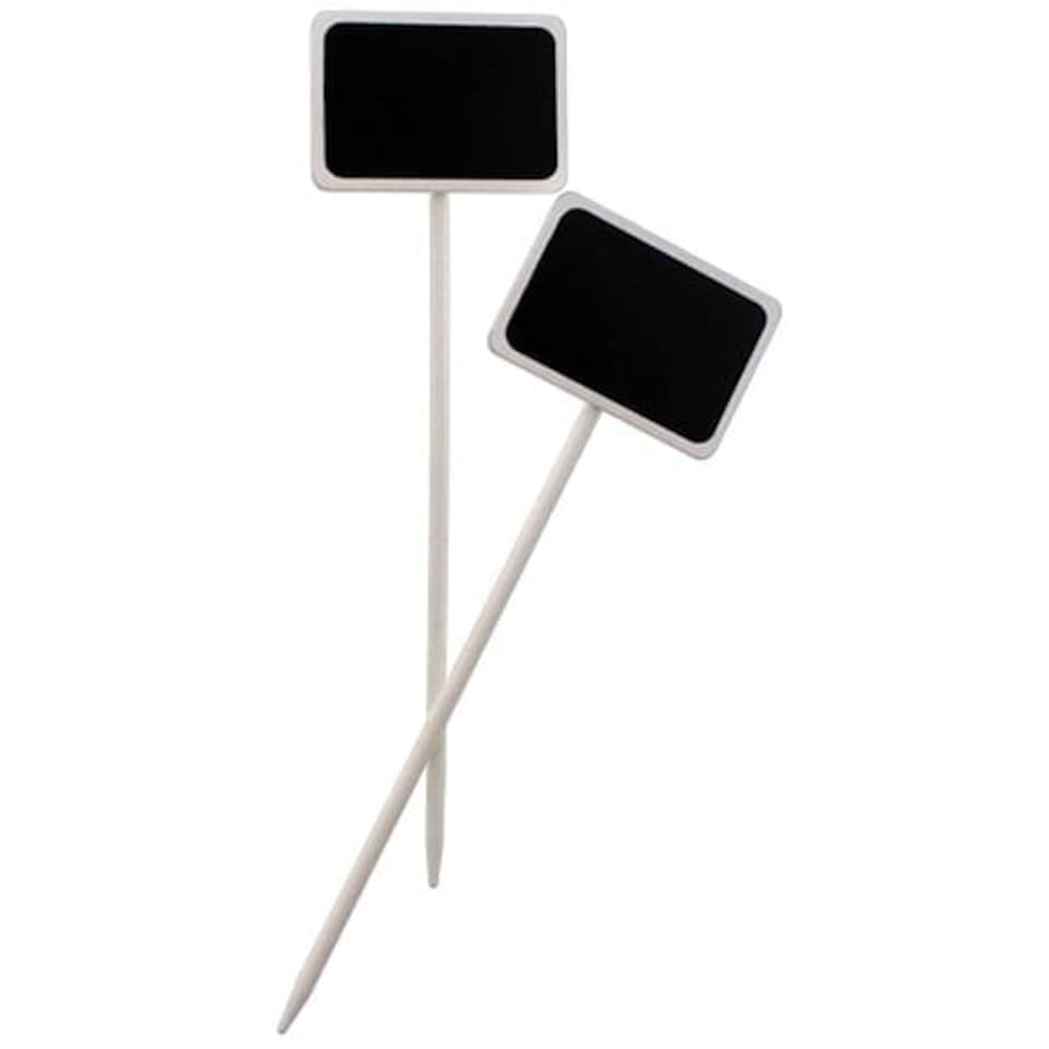 Blackboard Rectangular White Picks - Pack of 2