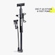 image 3 of Hybrid Bike Hand and Foot Pump Black