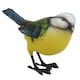 image 1 of Blue Tit Garden Sculpture Ornament Statue Resin Decoration Animal Bird