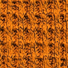 Orange Waffle Tweed Cotton Sweater Knit Stretch Fabric for Dressmaking, 145cm / 57" Wide - per metre