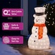 image 5 of Neo 70cm Acrylic Light Up Snowman Outdoor Festive Christmas Garden Porch Decoration Display Warm White Bright LEDs Illuminated Weatherproof