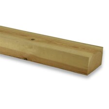 PACK OF 15 (Total 15 Units) - 100mm x 150mm (6" x 4") Sawn Timber Carcassing Wood Softwood Timber - 1.2m Length