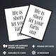 image 2 of Life Is Short Let Your Farts Out Modern Funny Wall Art Print 12x16 In