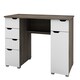 image 1 of Kentucky Desk in Dark Oak Look / White
