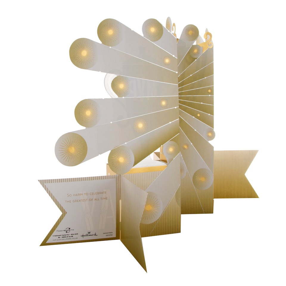 image 1 of Hallmark Jumbo Father's Day Card - 3D Pop-Up Trophy Design