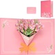 image 1 of Elegant Gladiolus Bouquet 3D Pop Up Greeting Card