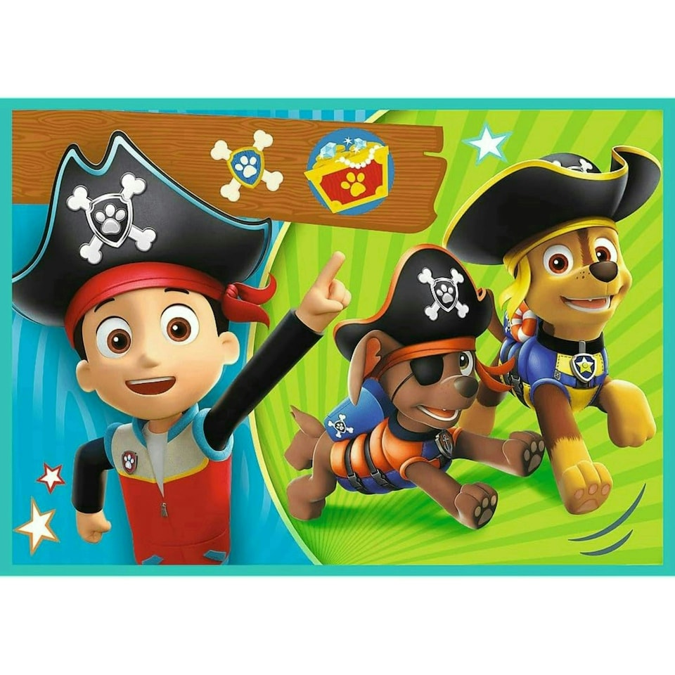 image 1 of Trefl Paw Patrol Team Puzzle - 4in1