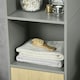 image 8 of kleankin Tall Bathroom Storage Cabinet, Slim Floor Cabinet for Living Room