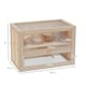 image 9 of PawHut 2 Levels Wooden Hamster Cage Mice Rodents Hutch Small Animals