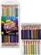 image 2 of Pack of 12 Metallic and Matt Double Headed Colour Pencils by World of Colour