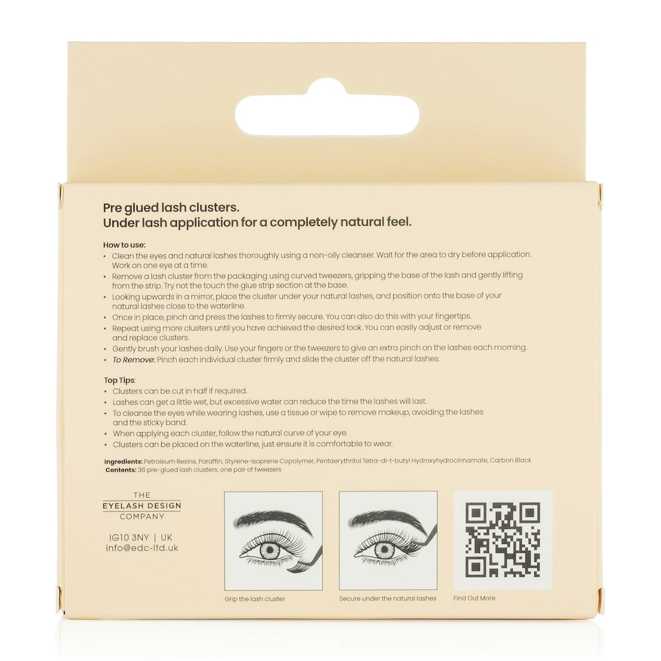 image 1 of Lash FX Press & Go Pre-Glued Cluster Lashes - Palma: Bold and dramatic