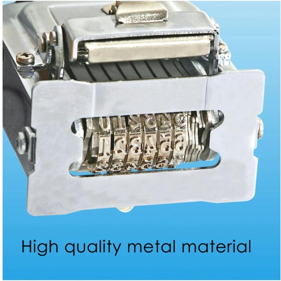 image 1 of 8 Digits Numbering Machine - Automatic Number Stamp Coding