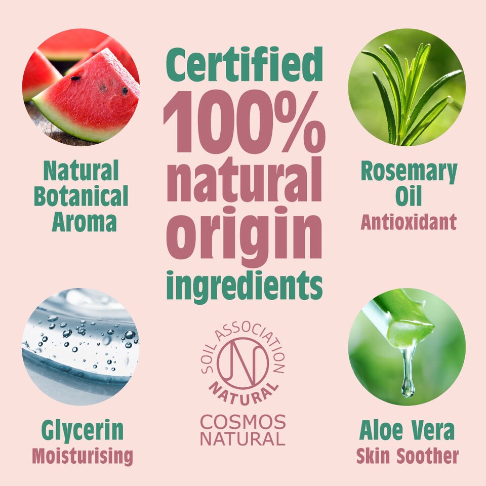 image 1 of Salt of the Earth Natural Deodorant Roll on Refill x7 Uses Melon & Cucumber Natural Origin Ingredients Vegan 525ml