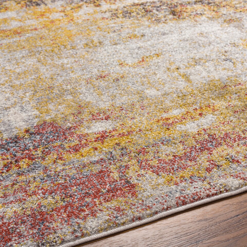 image 1 of LIVABLISS Ankara-Abstract Modern Marble Rug 200 x 275 cm | Grey Blue
