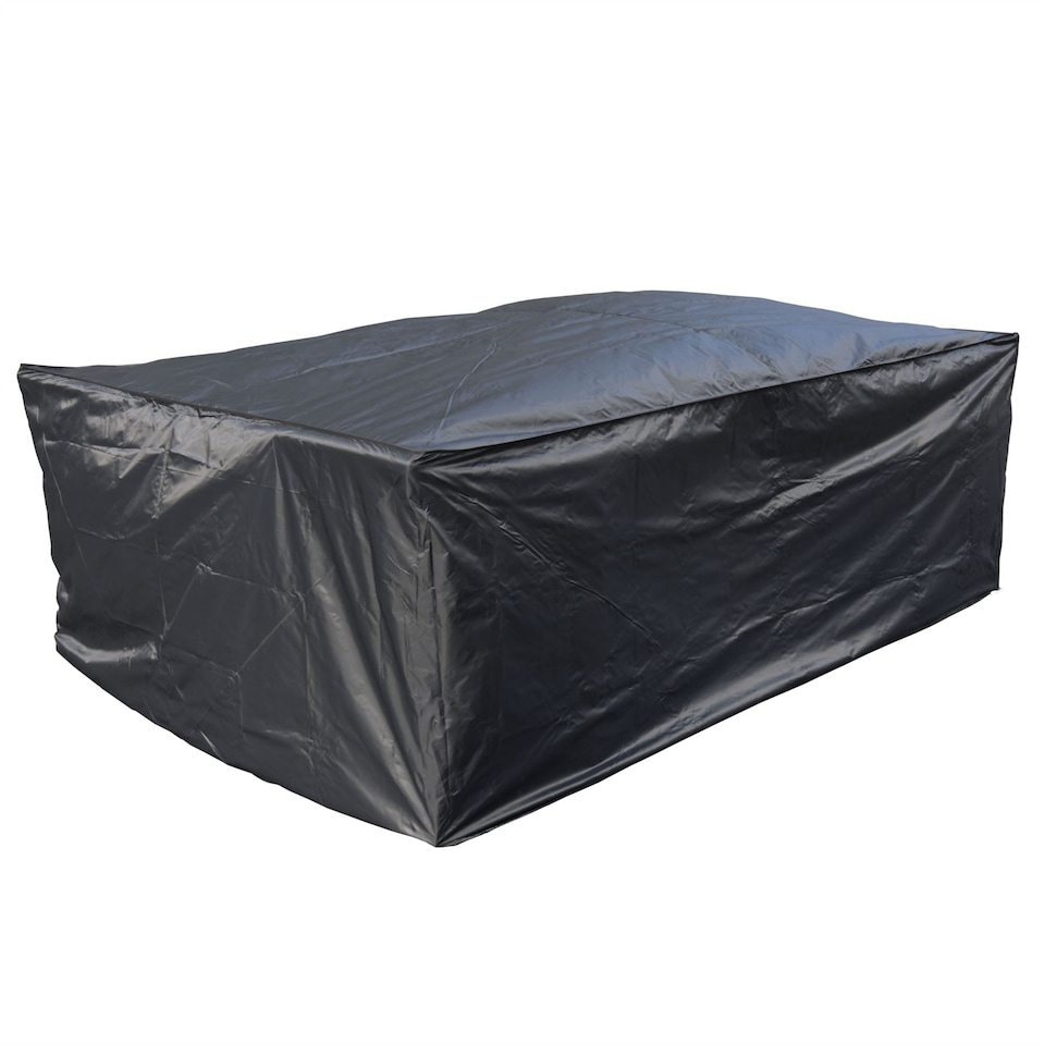 image 1 of KCT Weatherproof Outdoor Garden Patio Rattan Furniture Cover Rectangular Large - 270 x 180 x 89cm | Black | Large | 1