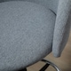 image 8 of Vinsetto Draughtsman Chair Home Office Ergonomic 5 Wheels Padded Seat Grey