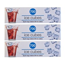 TidyZ Ice Cube Bags 700 Assorted Pack