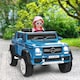 image 7 of COSTWAY Kids Car Licensed Mercedes Benz Toy Car Blue
