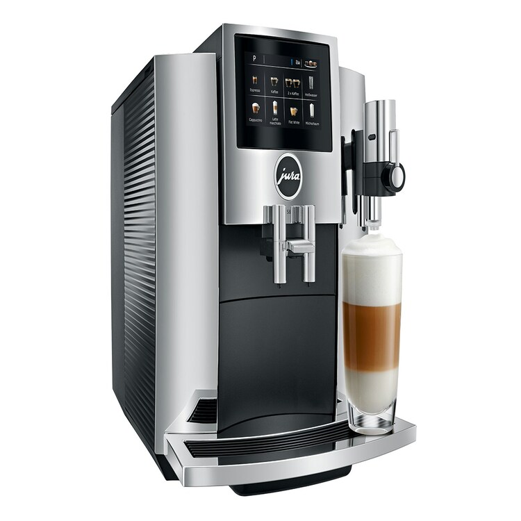 Jura 15443 S8 Bean To Cup Coffee Machine (2020) - Chrome
