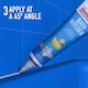 image 4 of Unibond Silicone Sealant Anti-Mould & Waterproof for Kitchen & Bathroom, 50ml, 2 Pack