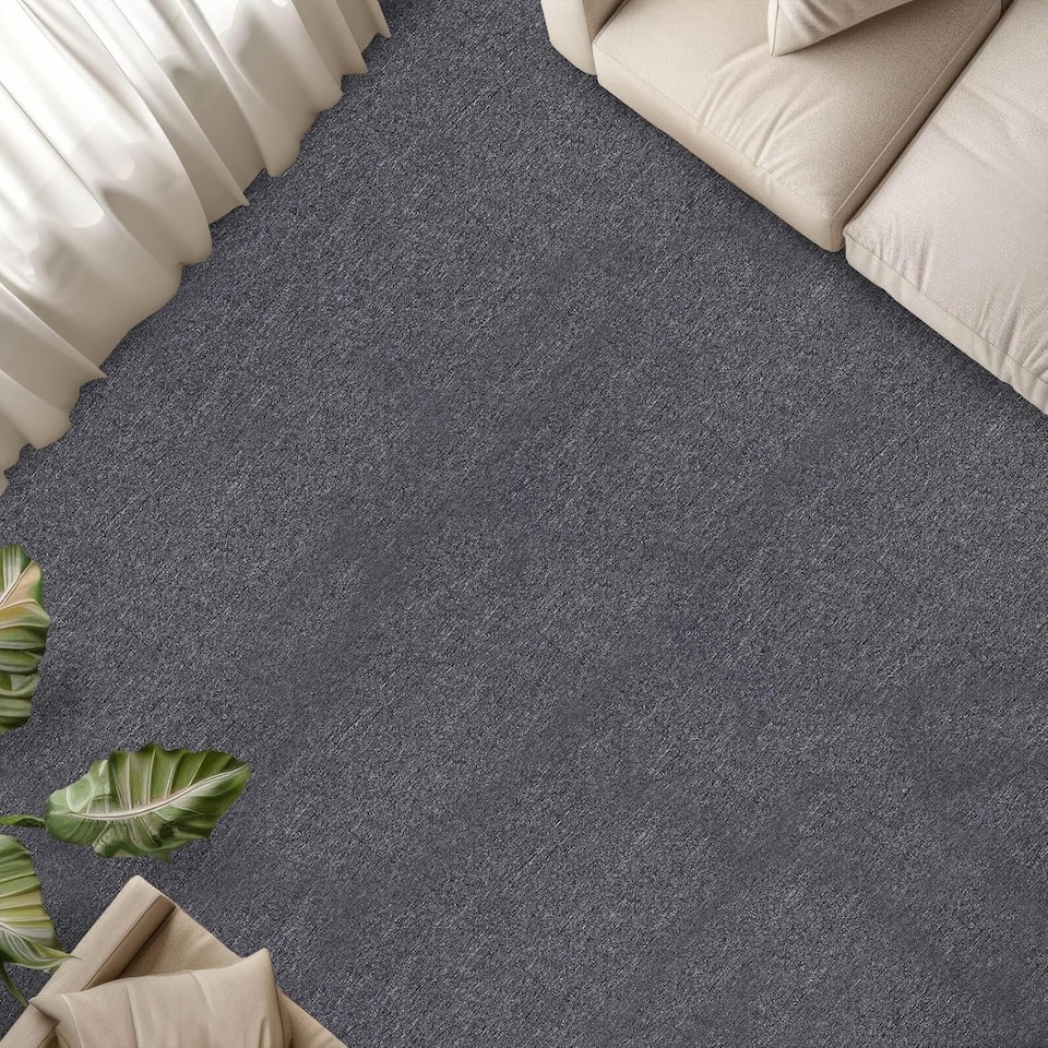 image 1 of Dark Grey Carpet Tiles Heavy Duty 20pcs 5SQM Commercial Office Home Shop Retail Flooring