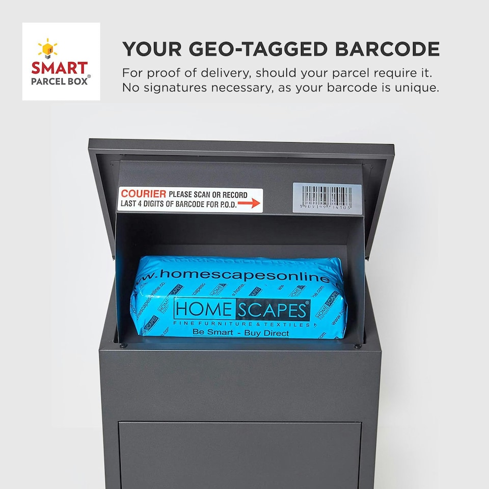 image 1 of SMART PARCEL BOX® Medium Front Access Dark | Grey | 1