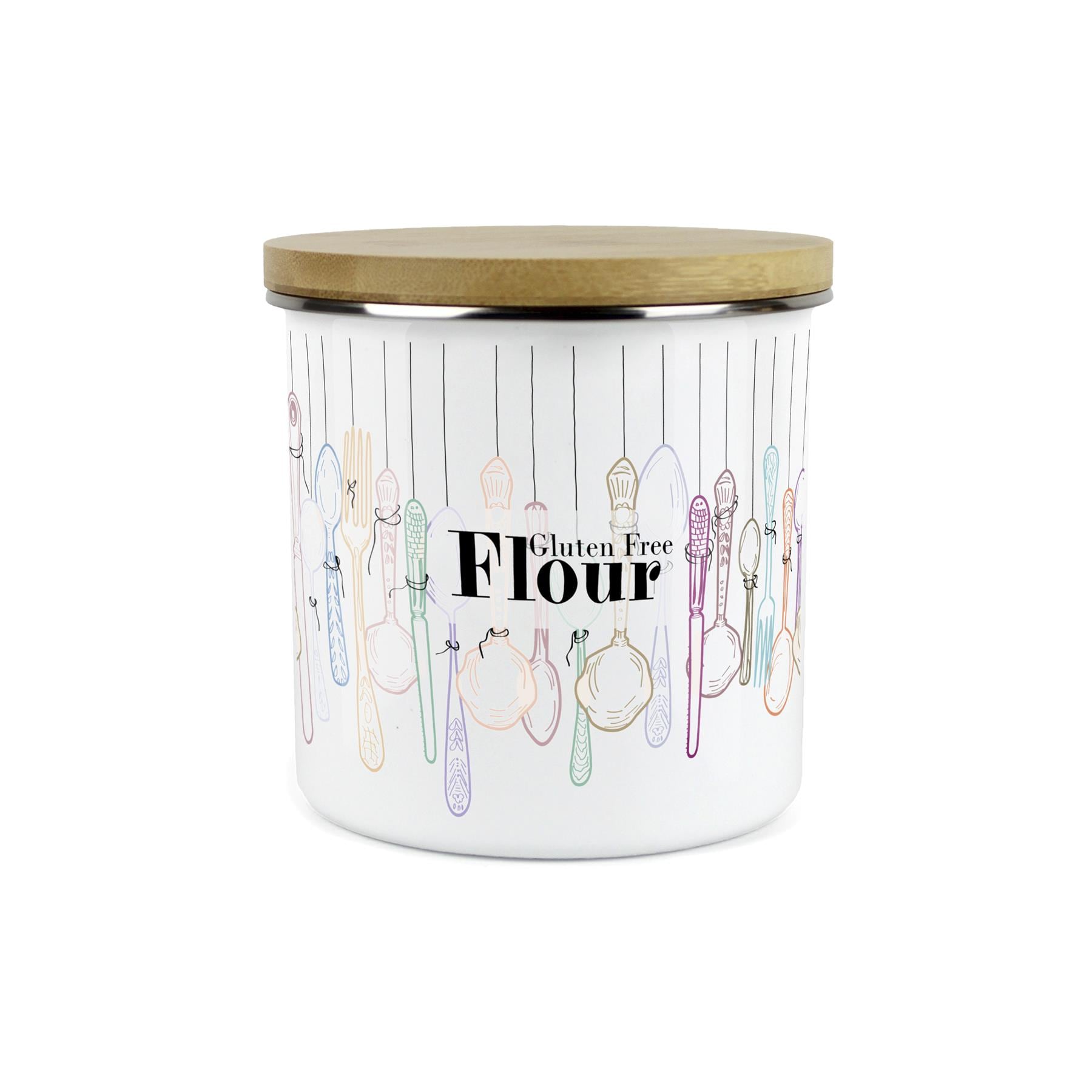 Vintage Cutlery Large Gluten-Free Flour Storage Canister - Tesco