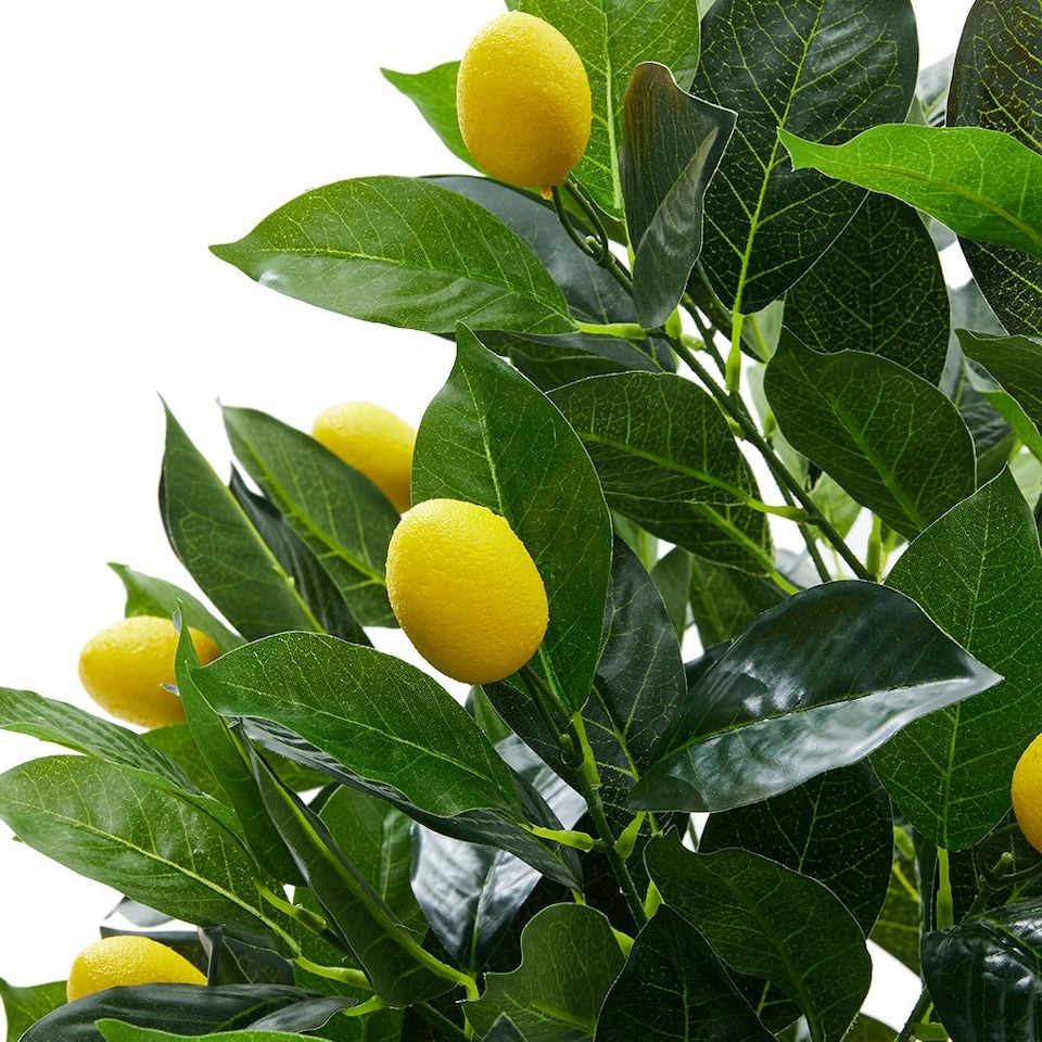 image 1 of Living and Home 120cm Artificial Potted Lemon Tree